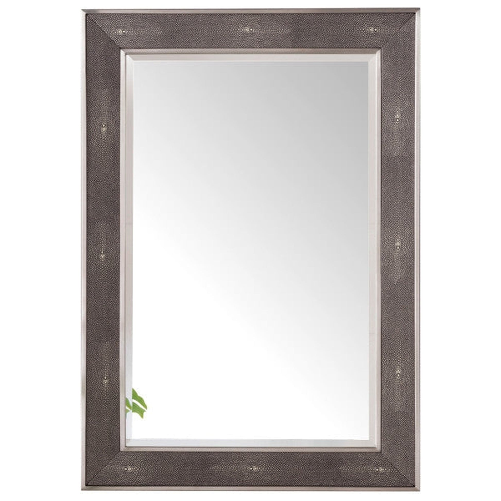 James Martin Element 28" x 40" Silver With Charcoal Rectangular Mirror