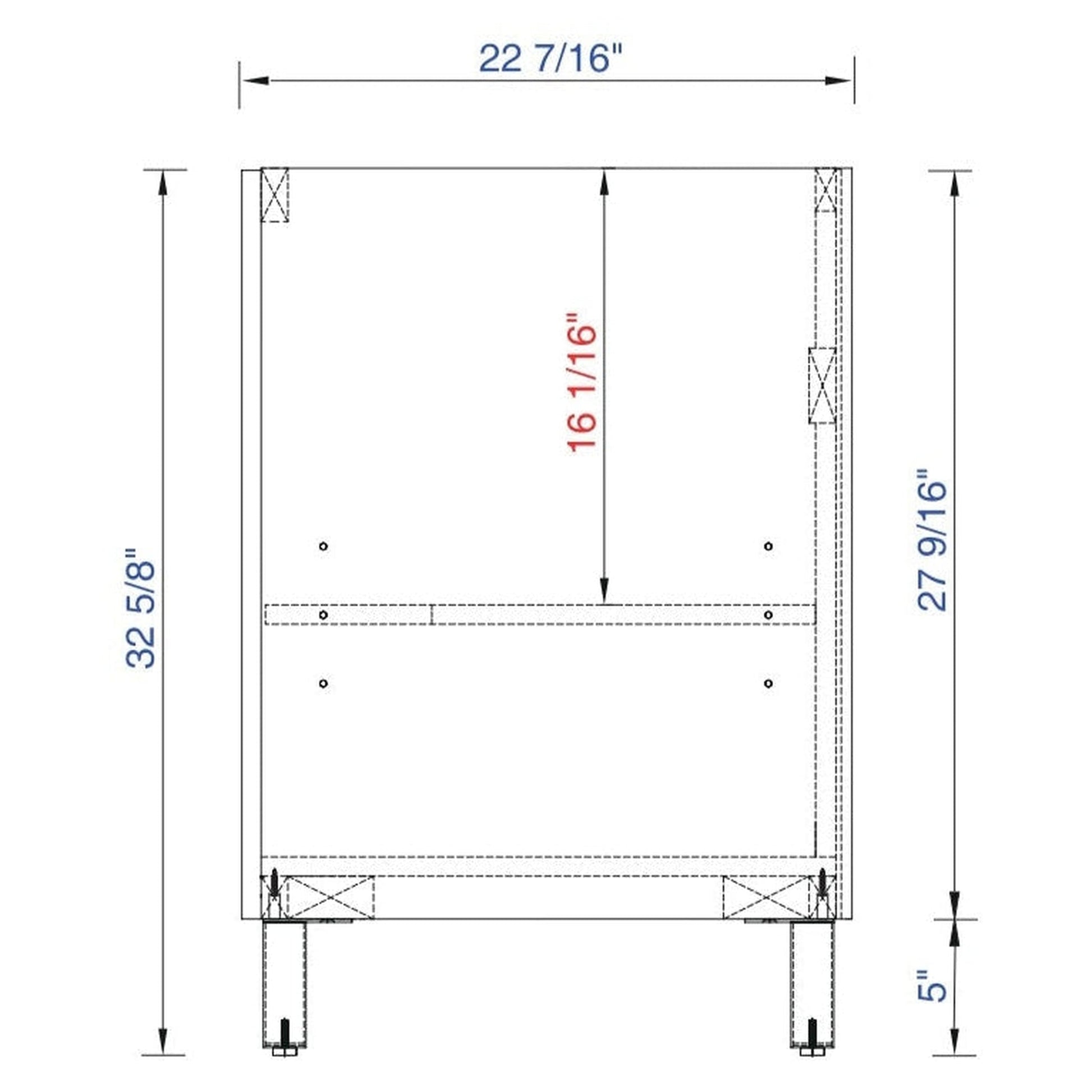 James Martin Metropolitan 36" Single American Walnut Bathroom Vanity With 1" Cala Blue Quartz Top and Rectangular Ceramic Sink