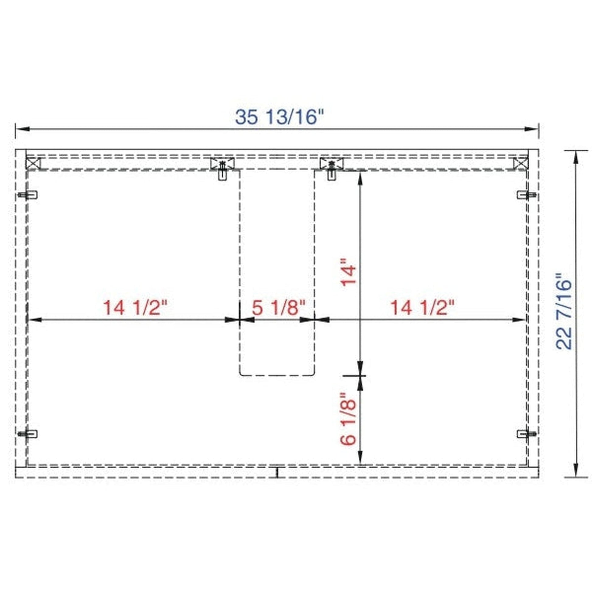 James Martin Metropolitan 36" Single American Walnut Bathroom Vanity With 1" Carrara Marble Top and Rectangular Ceramic Sink