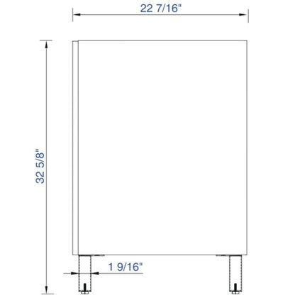 James Martin Metropolitan 36" Single American Walnut Bathroom Vanity With 1" Classic White Quartz Top and Rectangular Ceramic Sink