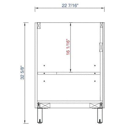 James Martin Metropolitan 48" Single American Walnut Bathroom Vanity With 1" Gray Expo Quartz Top and Rectangular Ceramic Sink