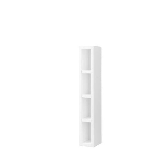 James Martin Milan 12" Small Glossy White Storage Cabinet