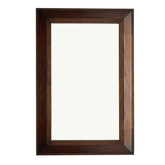 James Martin Portland 28" x 42" Burnished Mahogany Rectangular Mirror