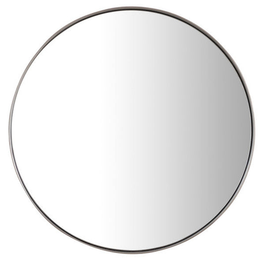 James Martin Simplicity 20" x 20" Brushed Nickel Round Mirror