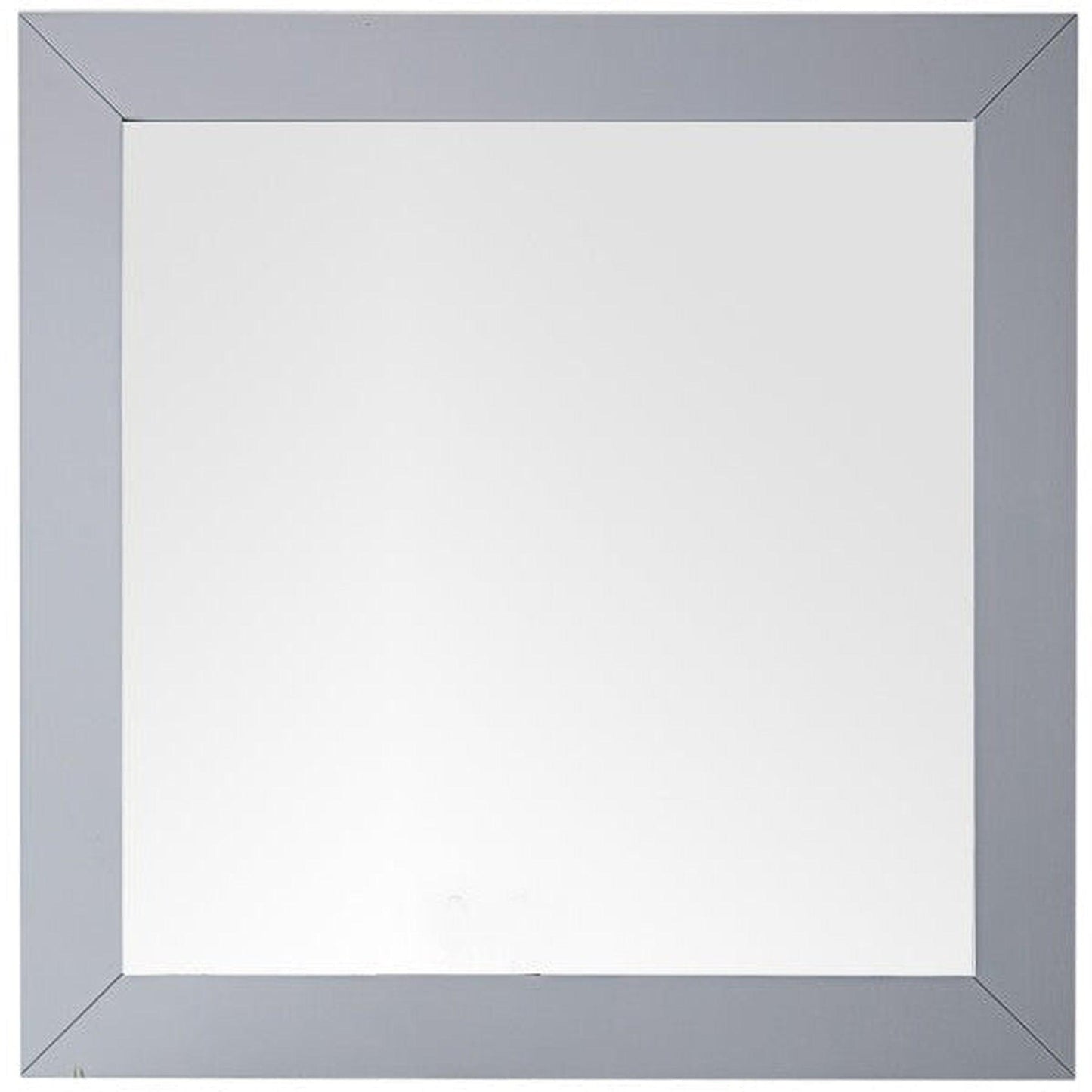 James Martin Weston 40" x 40" Silver Gray Rectangular Mirror