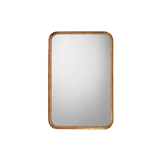 Jamie Young Principle 24" x 36" Rectangular Vanity Mirror With Gold Leaf Metal Frame