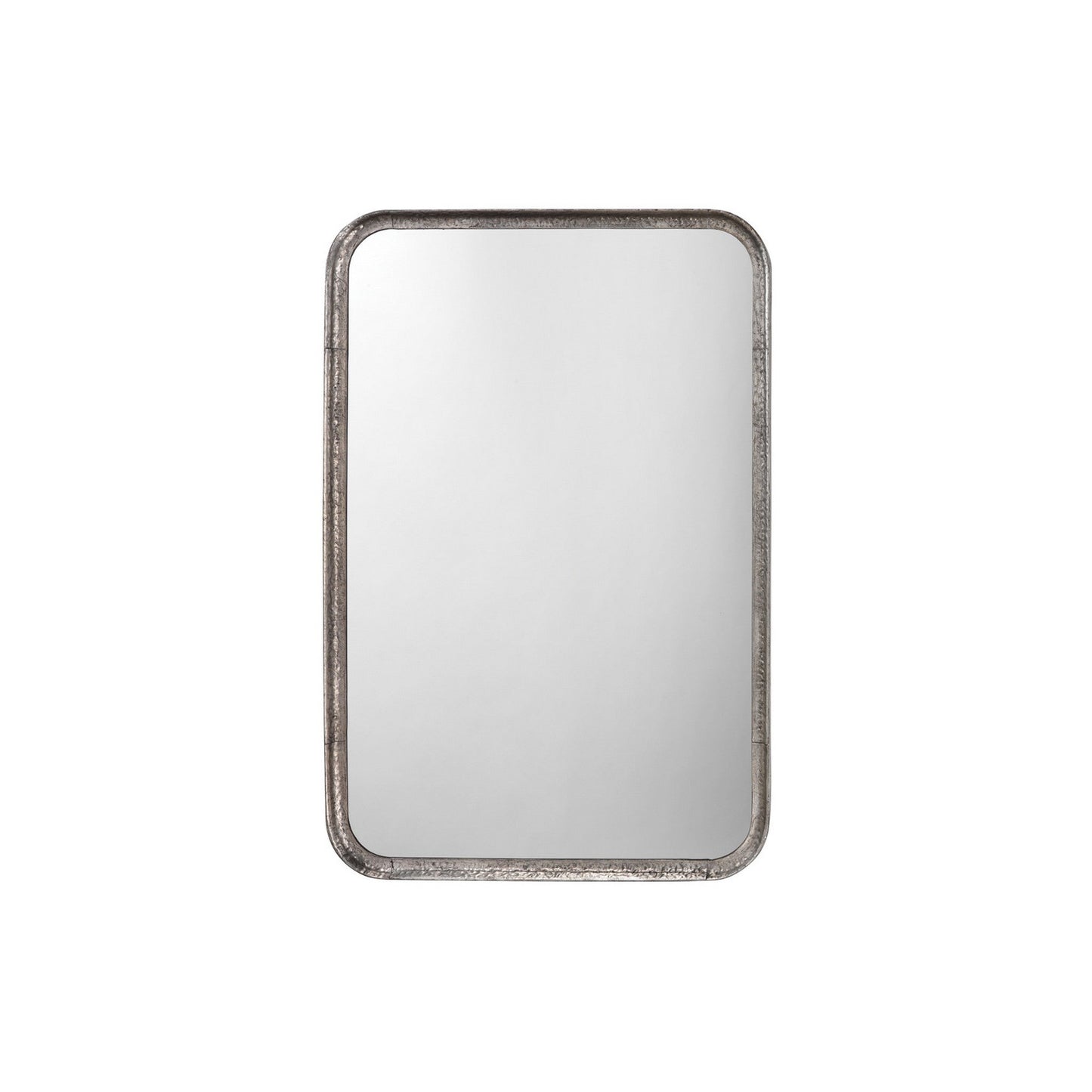 Jamie Young Principle 24" x 36" Rectangular Vanity Mirror With Silver Leaf Metal Frame