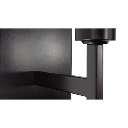 Jamie Young Scando 9" x 14 1-Light Oil Rubbed Bronze Wall Sconce With Clear Blown Glass Shade