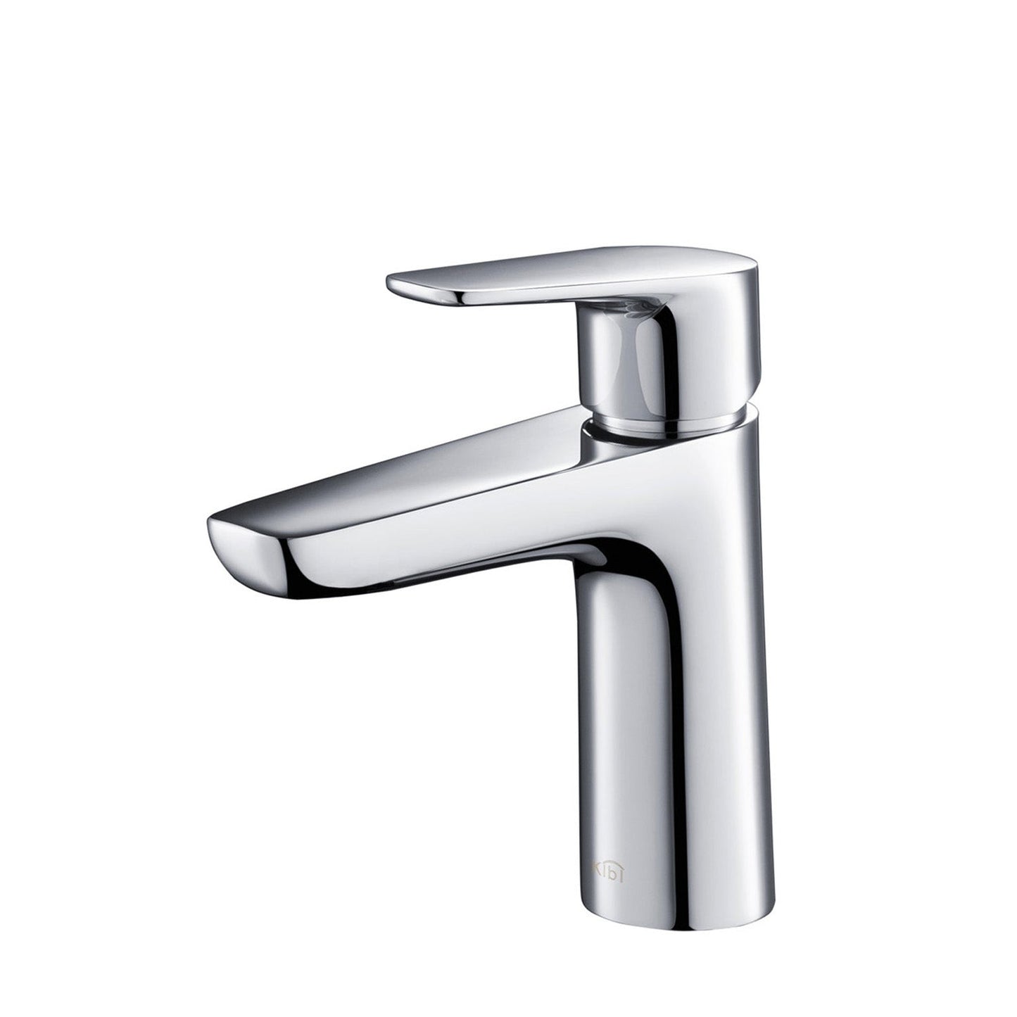 KIBI Harmony Single Handle Chrome Solid Brass Bathroom Sink Faucet