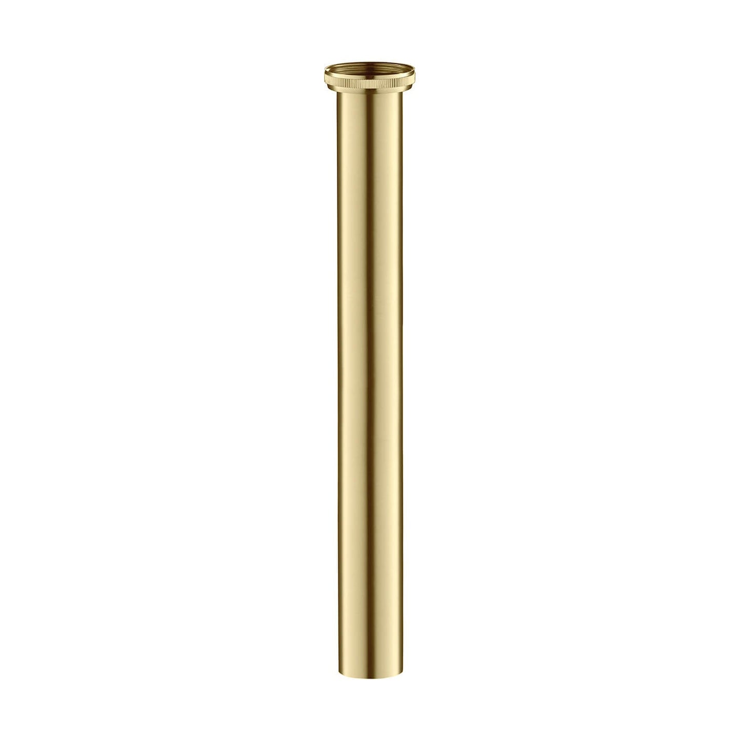 KIBI 1.25" x 12" Bathroom Sink Tailpiece Extension in Brushed Gold Finish