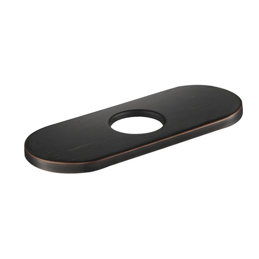 KIBI 6" Stainless Steel Faucet Hole Cover in Oil Rubbed Bronze Finish