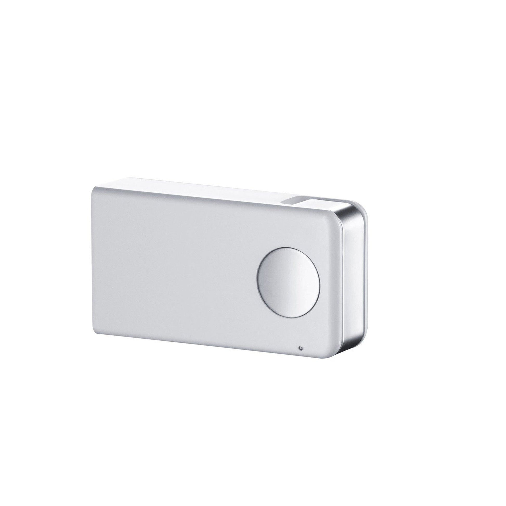 KIBI Artis Bathroom Robe Hook in Chrome White Finish