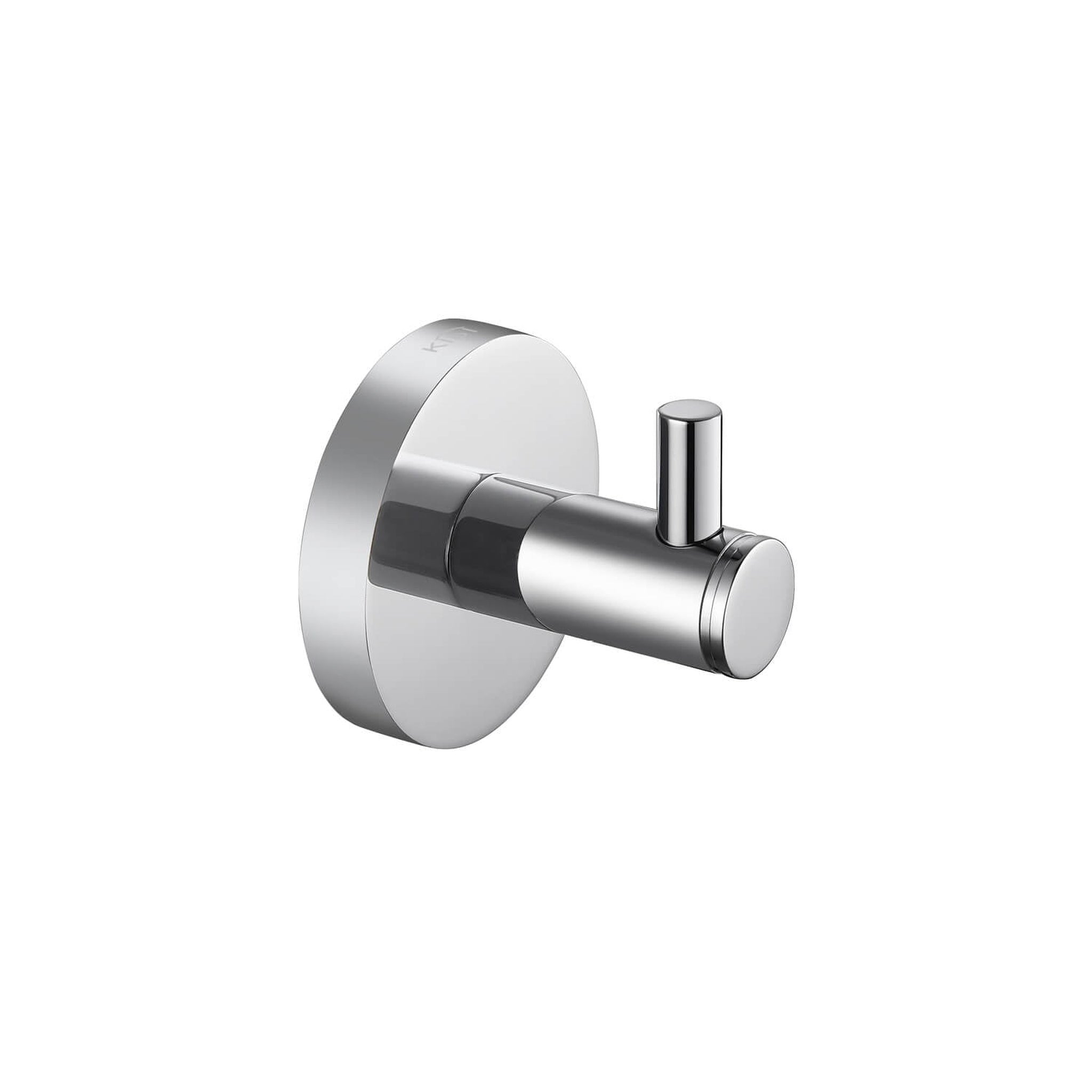 KIBI Circular Brass Bathroom Robe Hook in Chrome Finish – US Bath Store