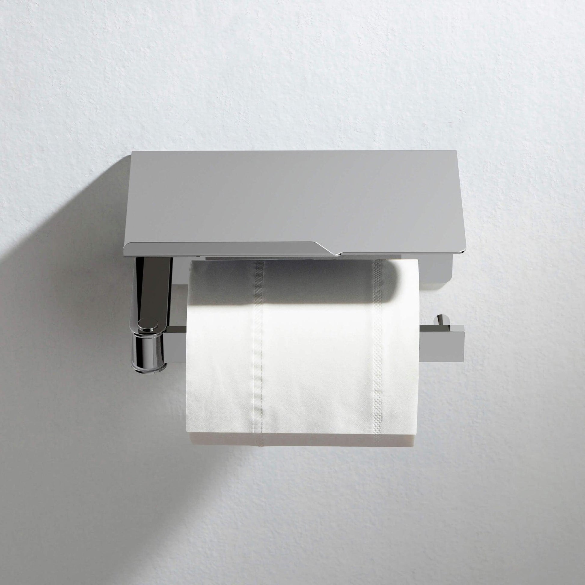 Deco Toilet Paper Holder with Platform - KBA1209 - KIBI USA