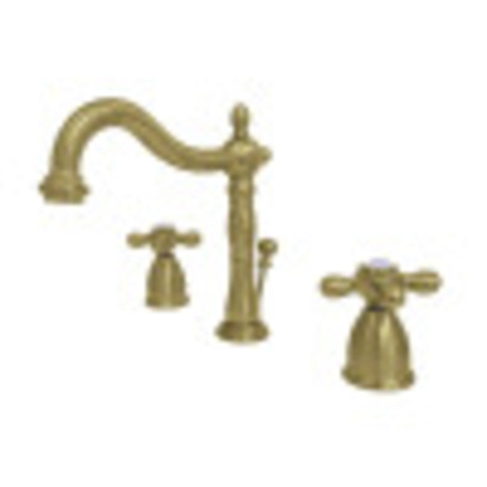 KINGSTON BRASS Heritage Brushed Brass 2-handle Widespread Bathroom