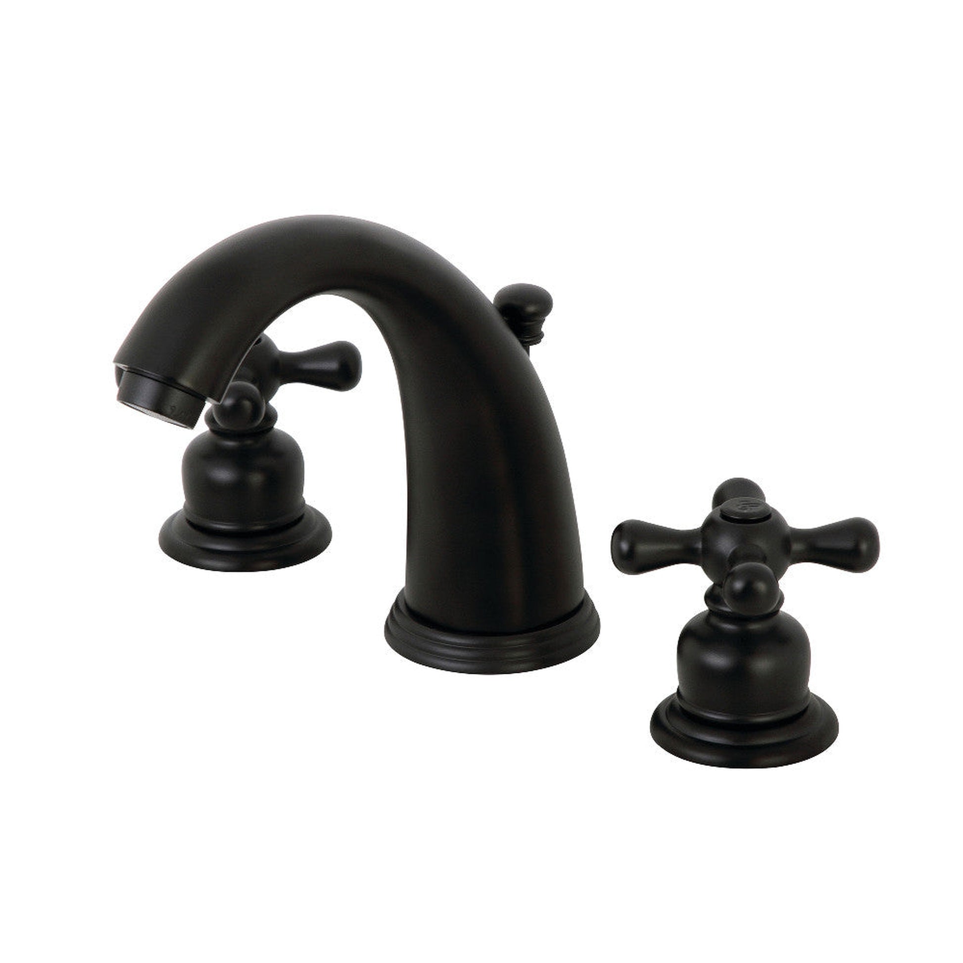 Kingston Brass KB980AX Victorian 2-Handle 8 in. Widespread Bathroom Faucet, Matte Black