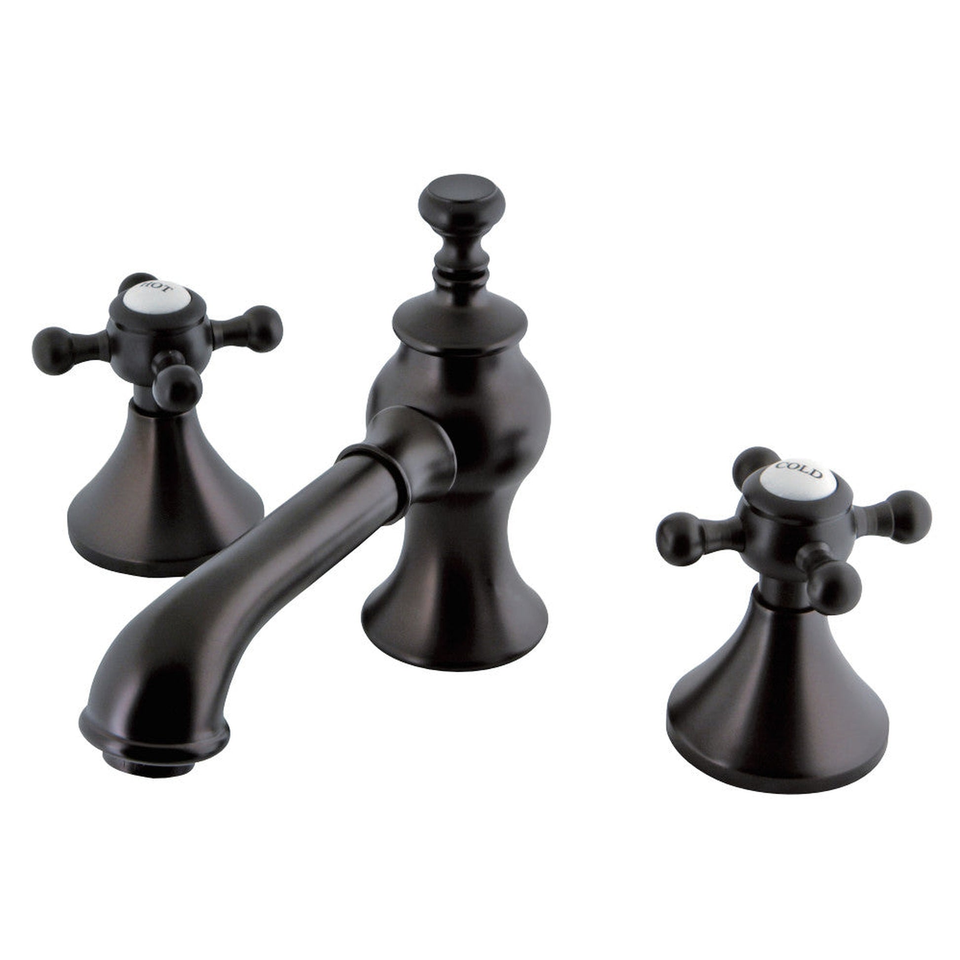 Kingston Brass KC7065BX 8 in. Widespread Bathroom Faucet, Oil Rubbed Bronze