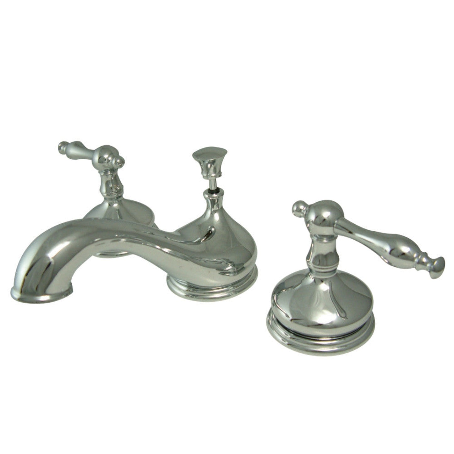 Kingston Brass KS1161NL 8 in. Widespread Bathroom Faucet, Polished Chrome