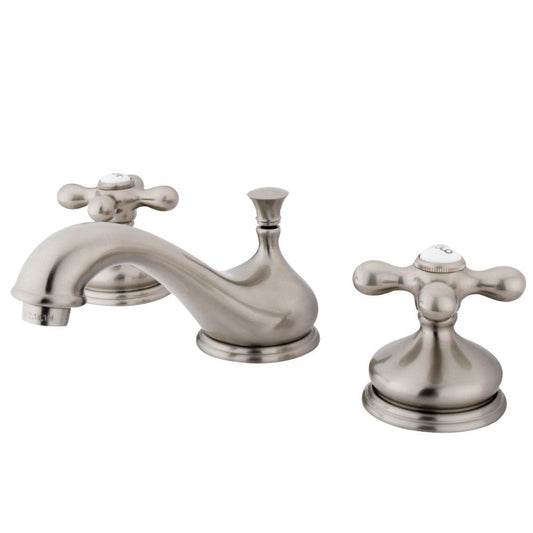 Kingston Brass KS1168AX 8 in. Widespread Bathroom Faucet, Brushed Nickel