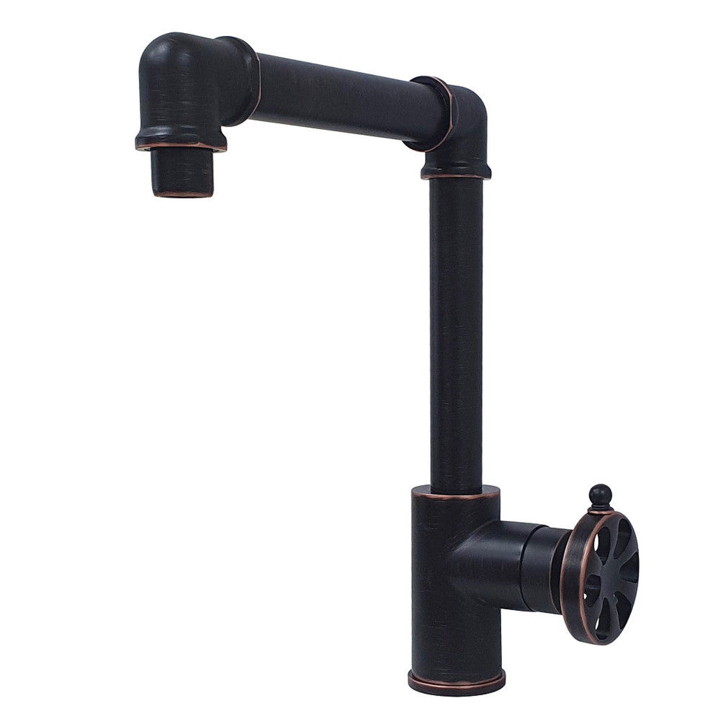 Kingston Brass KS144RXNB Belknap Single-Handle Bathroom Faucet with Push Pop-Up, Naples Bronze