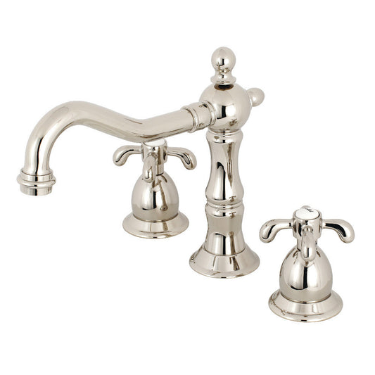 Kingston Brass KS1976TX 8 in. Widespread Bathroom Faucet, Polished Nickel