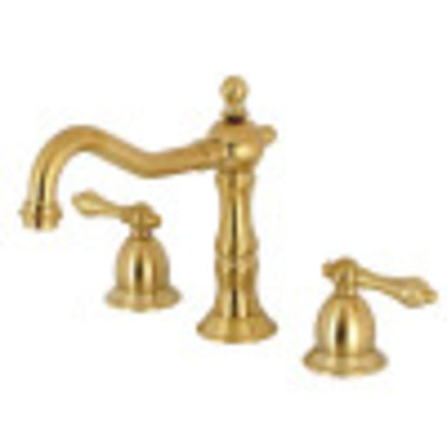 Kingston Brass KS1977AL 8 in. Widespread Bathroom Faucet, Brushed Brass