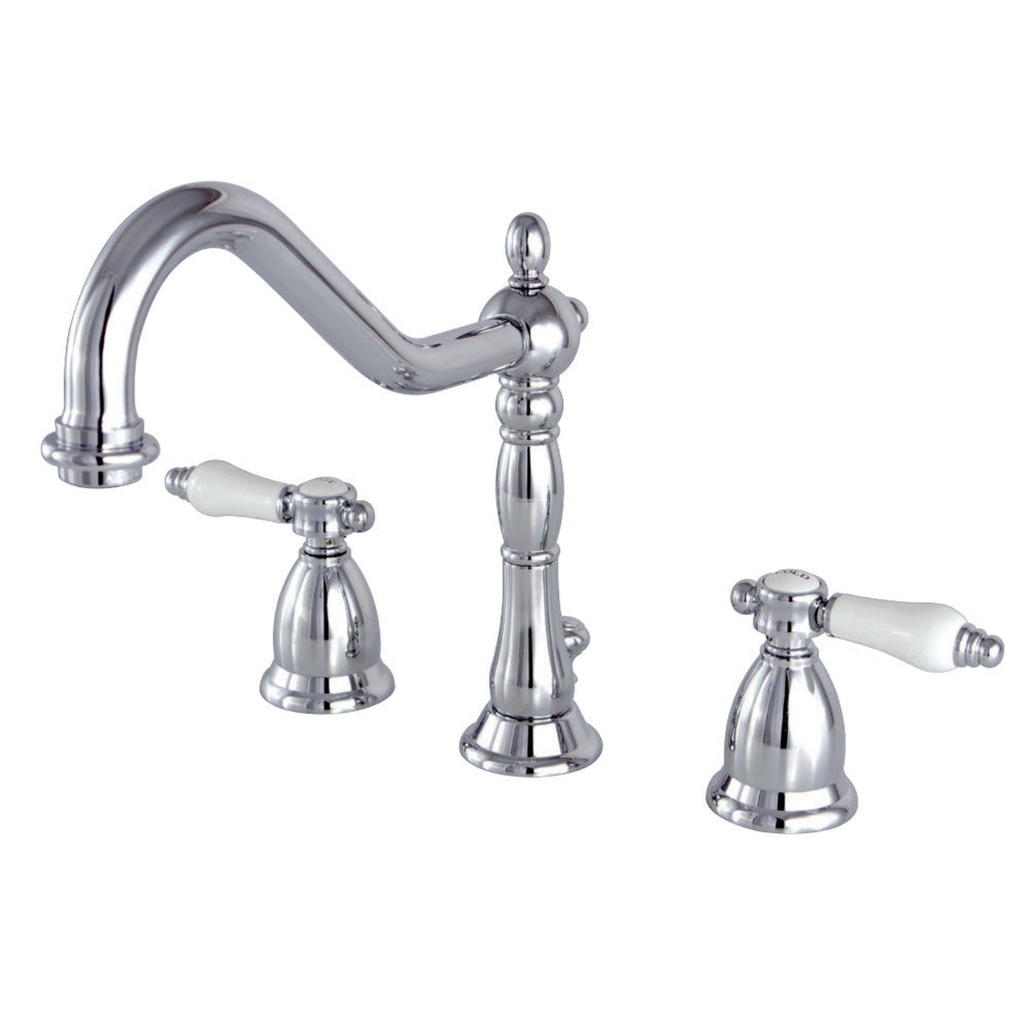 Kingston Brass KS1991BPL 8 in. Widespread Bathroom Faucet, Polished Chrome