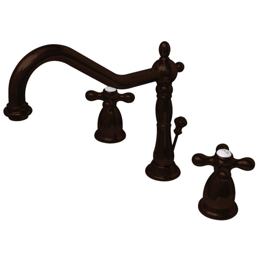 Kingston Brass KS1995AX 8 in. Widespread Bathroom Faucet, Oil Rubbed Bronze