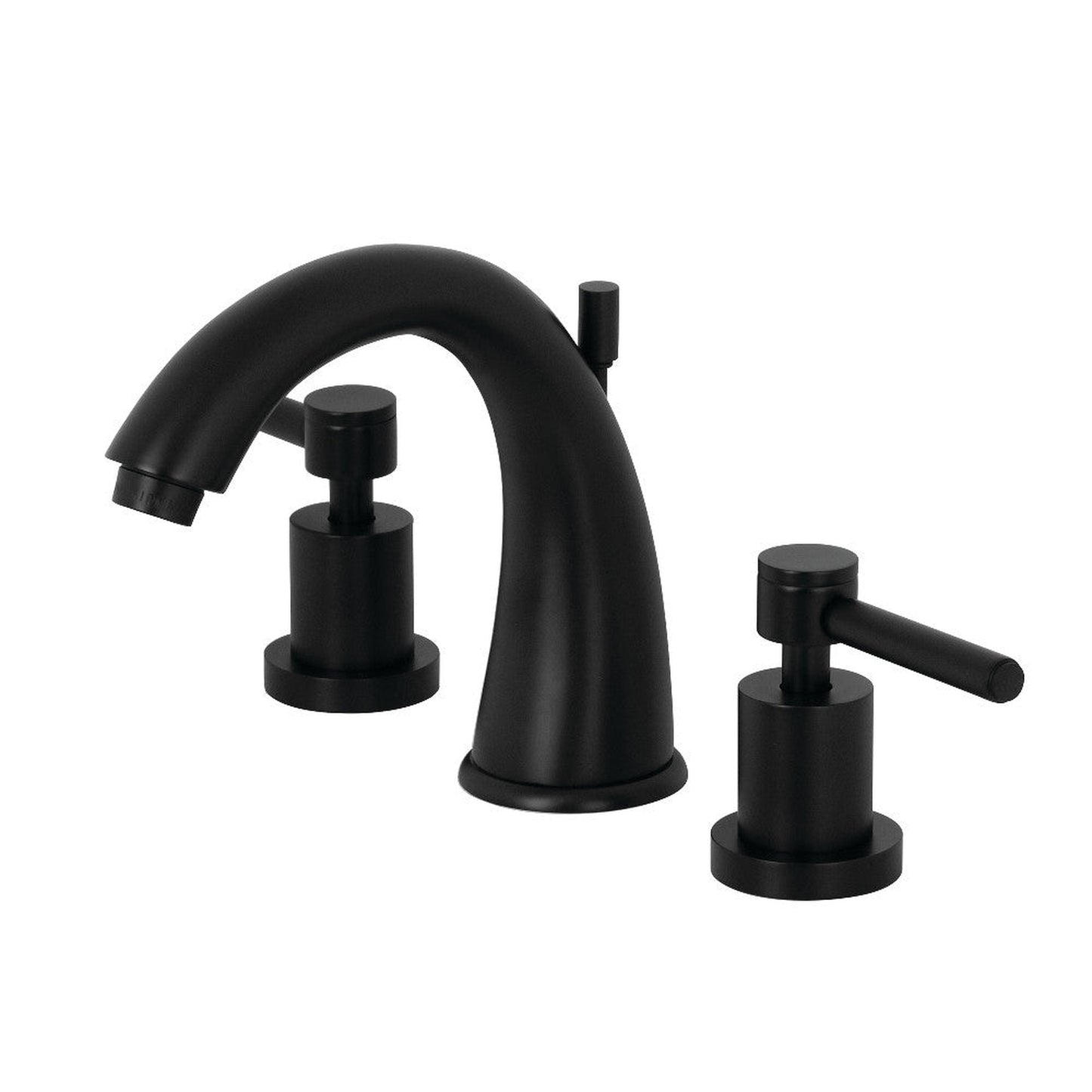 Kingston Brass KS2960DL 8 in. Widespread Bathroom Faucet, Matte Black