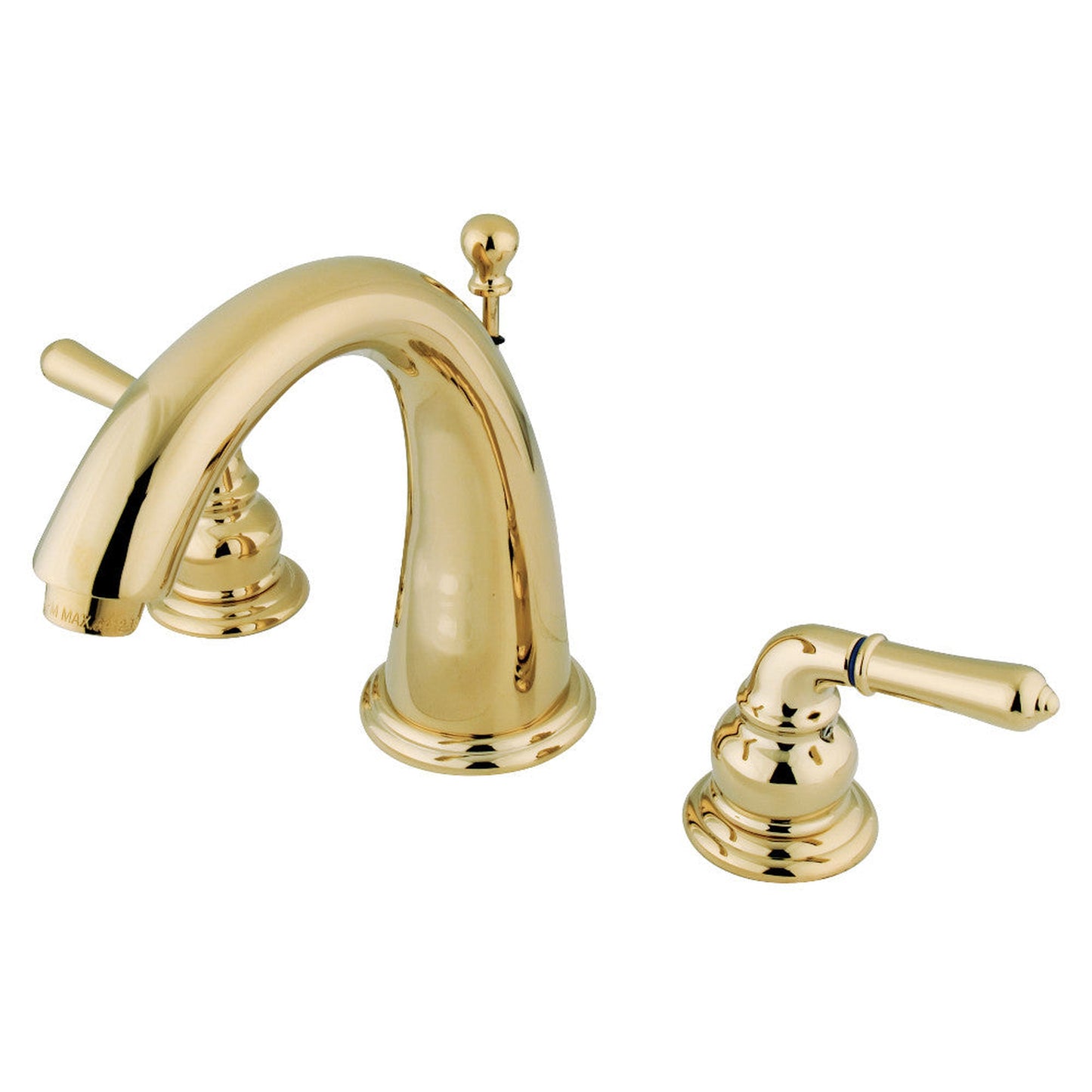 Kingston Brass KS2962 8 in. Widespread Bathroom Faucet, Polished Brass