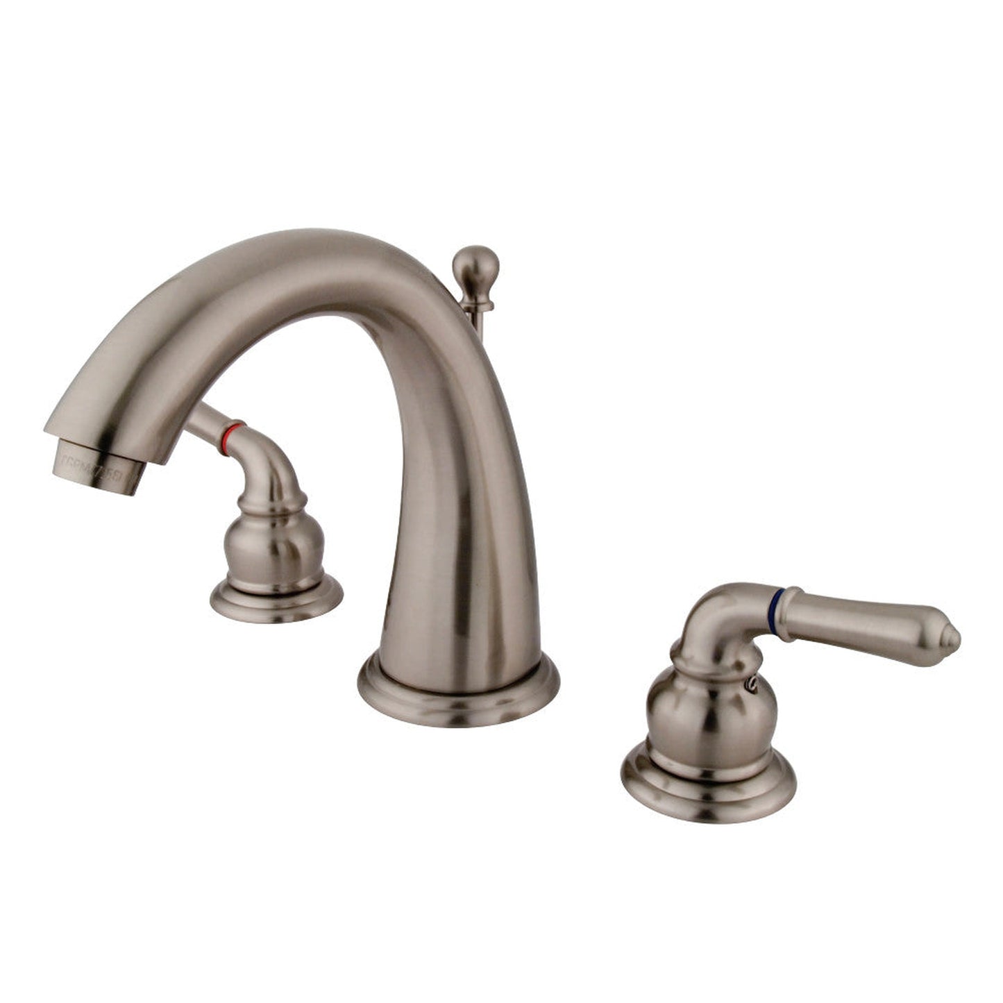 Kingston Brass KS2968 8 in. Widespread Bathroom Faucet, Brushed Nickel