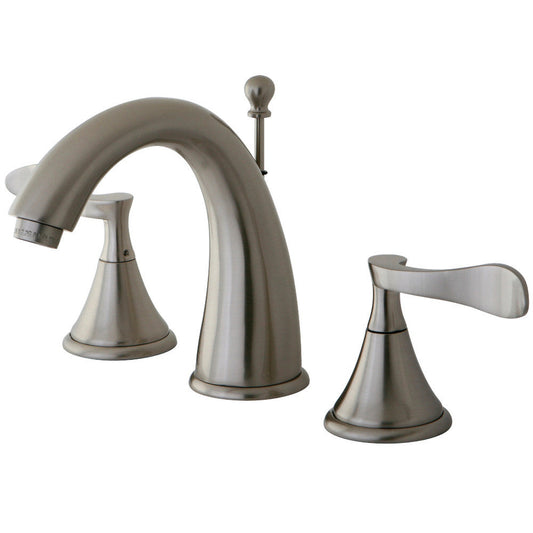 Kingston Brass KS2978CFL 8 in. Widespread Bathroom Faucet, Brushed Nickel