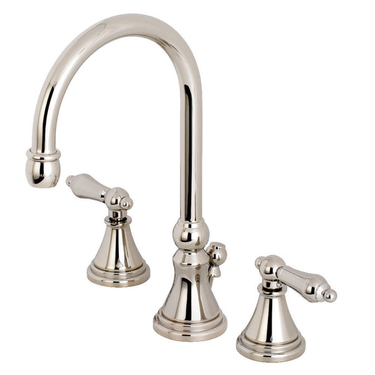 Kingston Brass KS2986AL Governor Widespread Bathroom Faucet, Polished Nickel