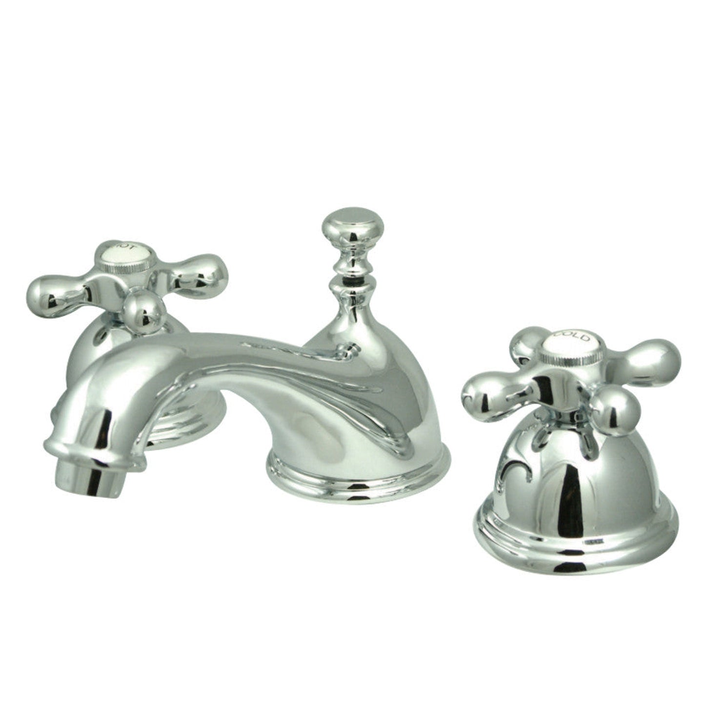 Kingston Brass KS3961AX 8 in. Widespread Bathroom Faucet, Polished Chrome