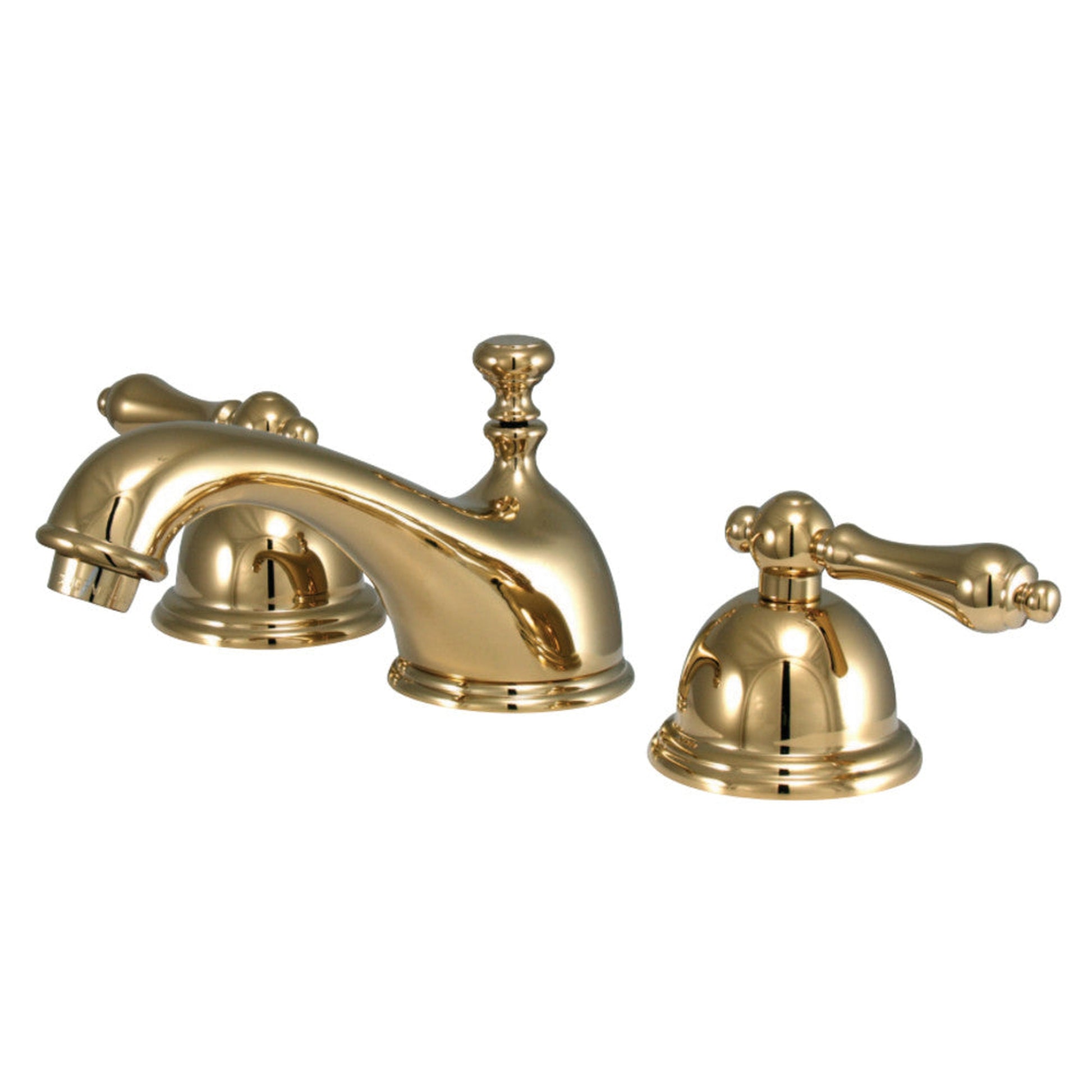 Kingston Brass KS3962AL 8 in. Widespread Bathroom Faucet, Polished Brass