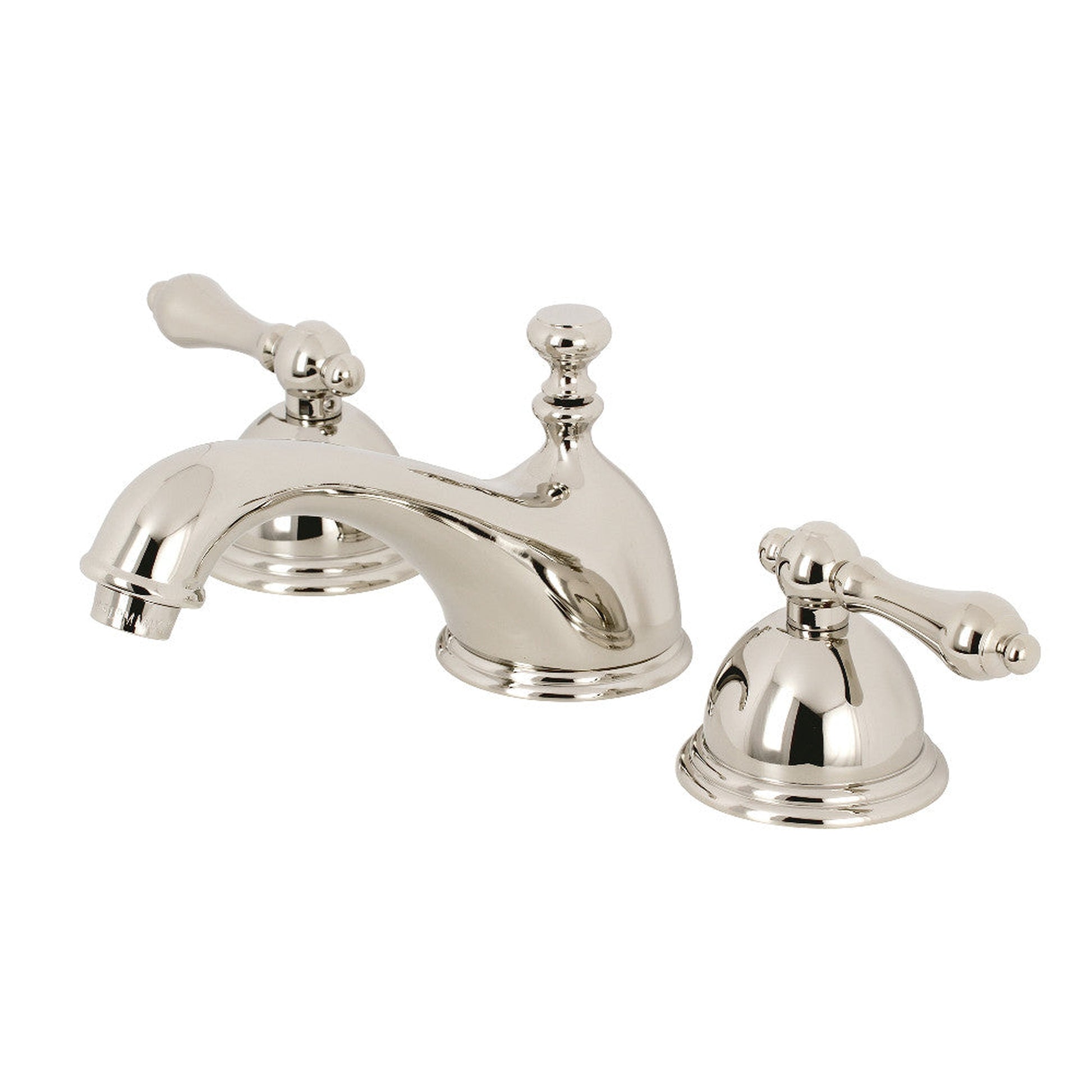 Kingston Brass KS3966AL 8 in. Widespread Bathroom Faucet, Polished Nickel