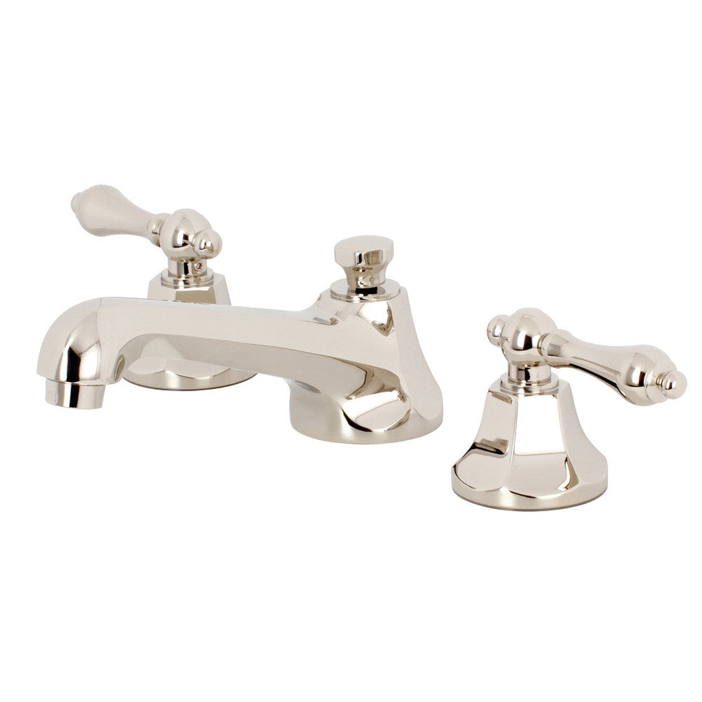 Kingston Brass KS4466AL 8 in. Widespread Bathroom Faucet, Polished Nickel