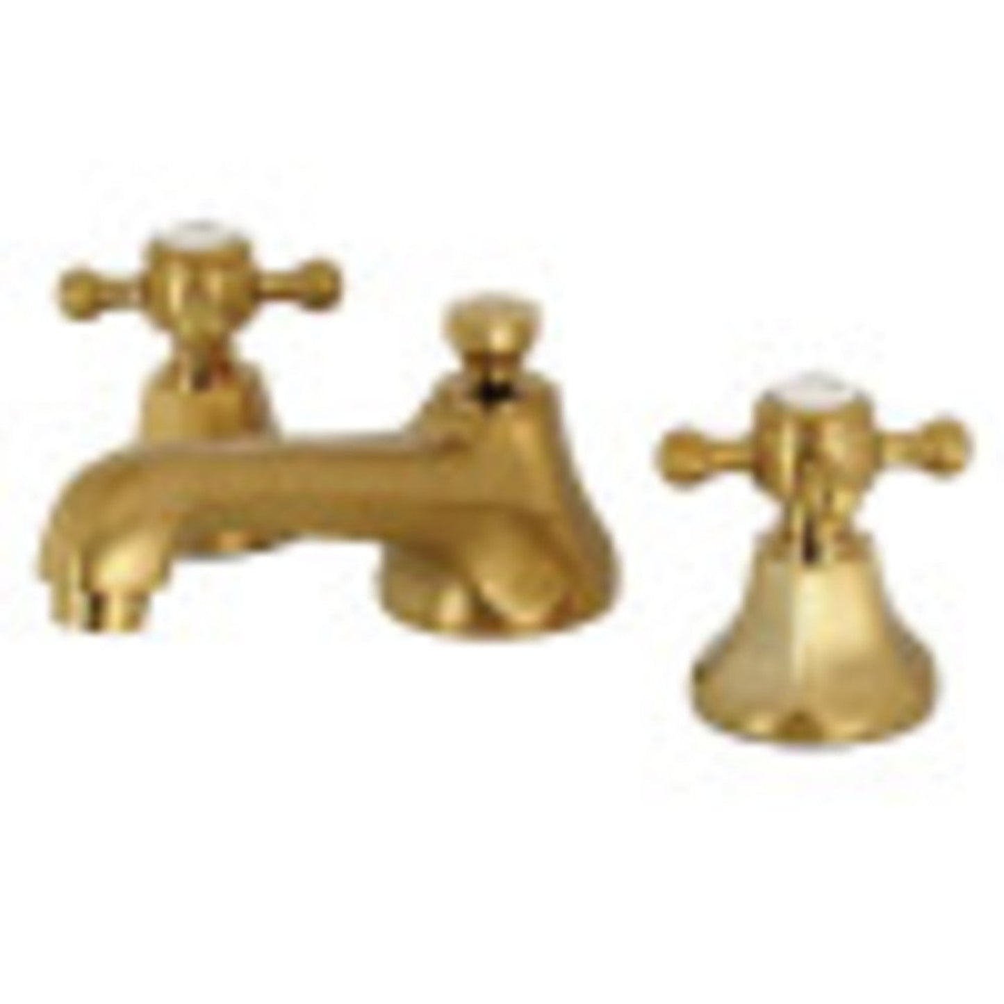 Kingston Brass KS4467BX 8 in. Widespread Bathroom Faucet, Brushed Brass