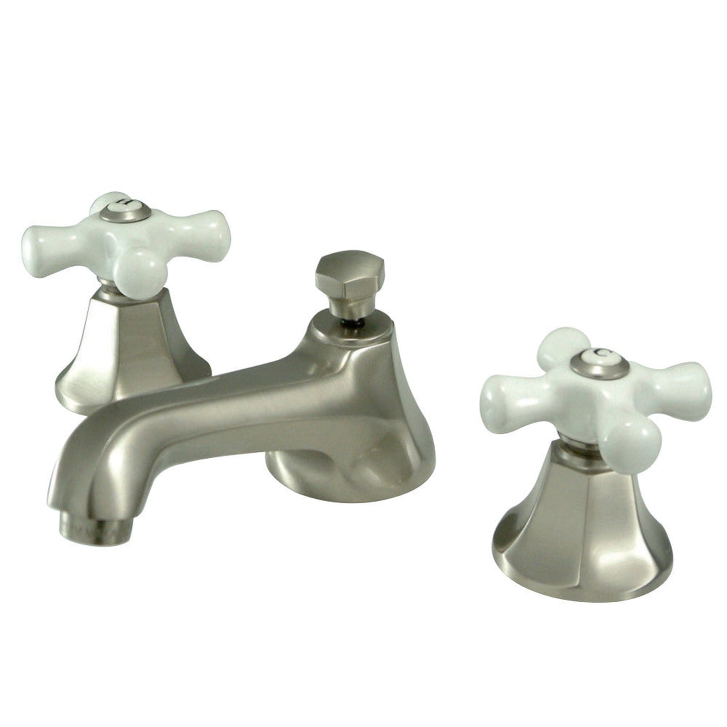Kingston Brass KS4468PX 8 in. Widespread Bathroom Faucet, Brushed Nickel
