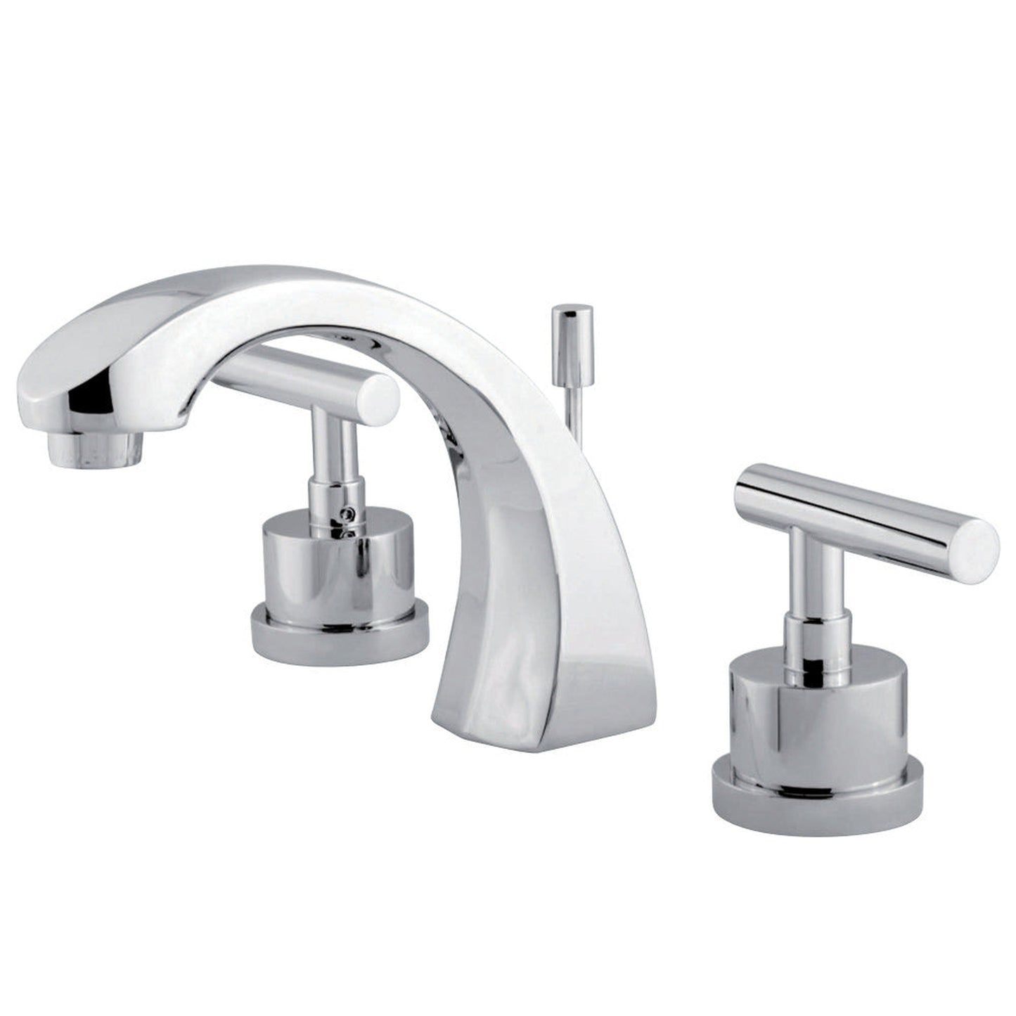 Kingston Brass KS4981CML 8 in. Widespread Bathroom Faucet, Polished Chrome