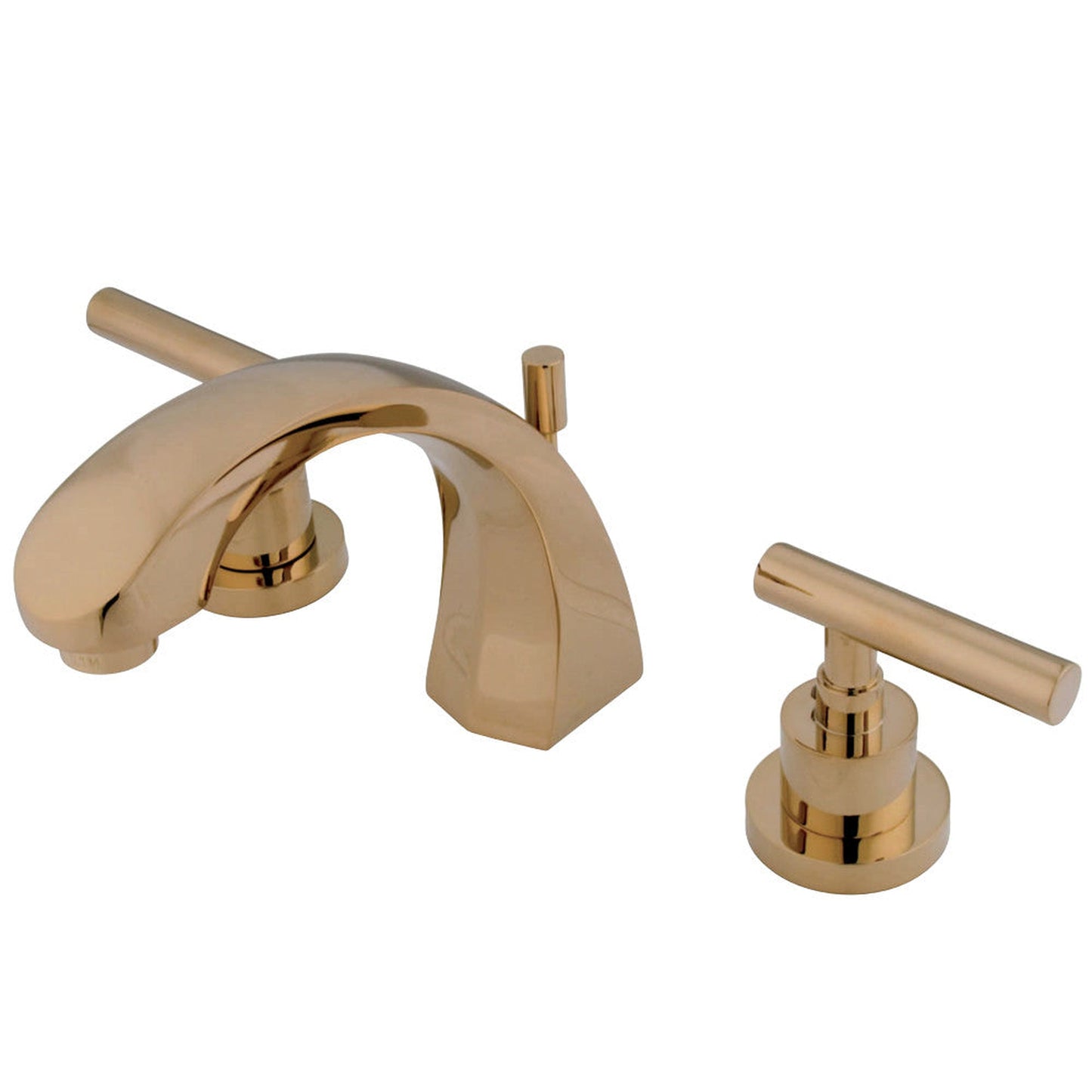 Kingston Brass KS4982CML 8 in. Widespread Bathroom Faucet, Polished Brass