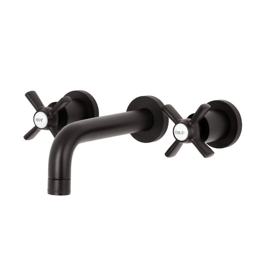 Kingston Brass KS8125ZX Millennium 2-Handle Wall Mount Bathroom Faucet, Oil Rubbed Bronze