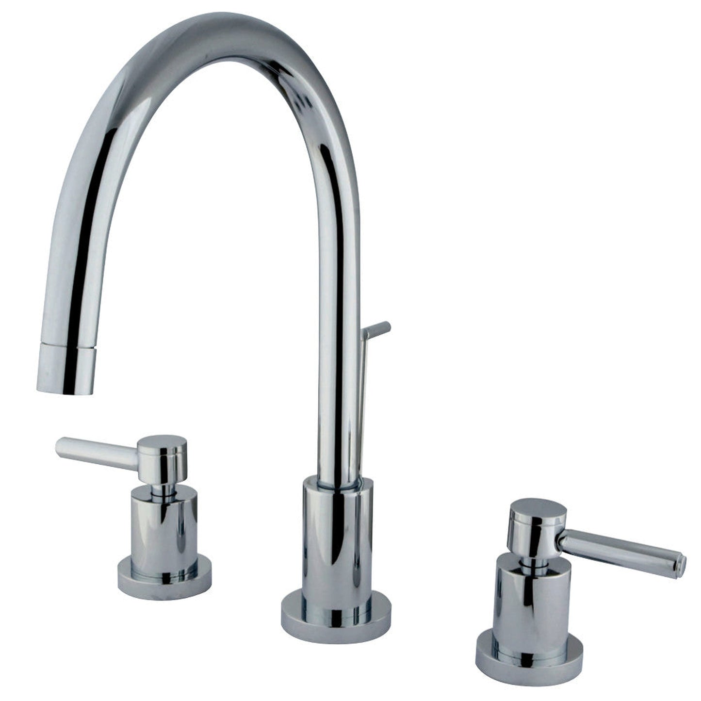 Kingston Brass KS8921DL 8 in. Widespread Bathroom Faucet, Polished Chrome