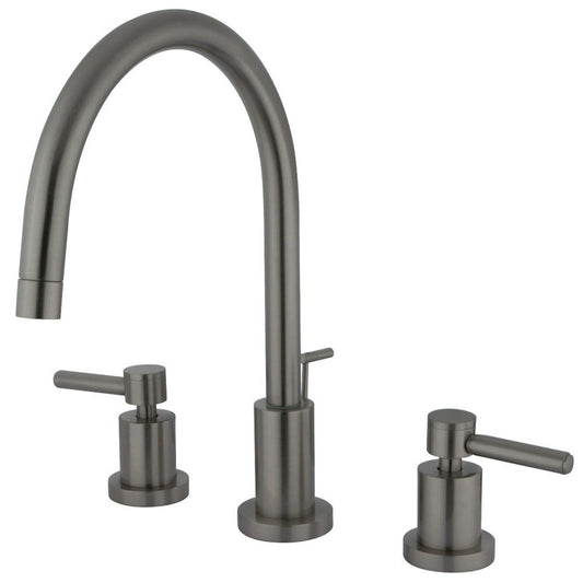 Kingston Brass KS8928DL 8 in. Widespread Bathroom Faucet, Brushed Nickel