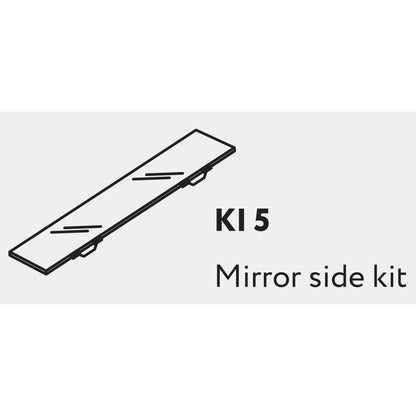 Krugg Reflections Kinetic Bathroom Medicine Mirror Cabinet Side Kit