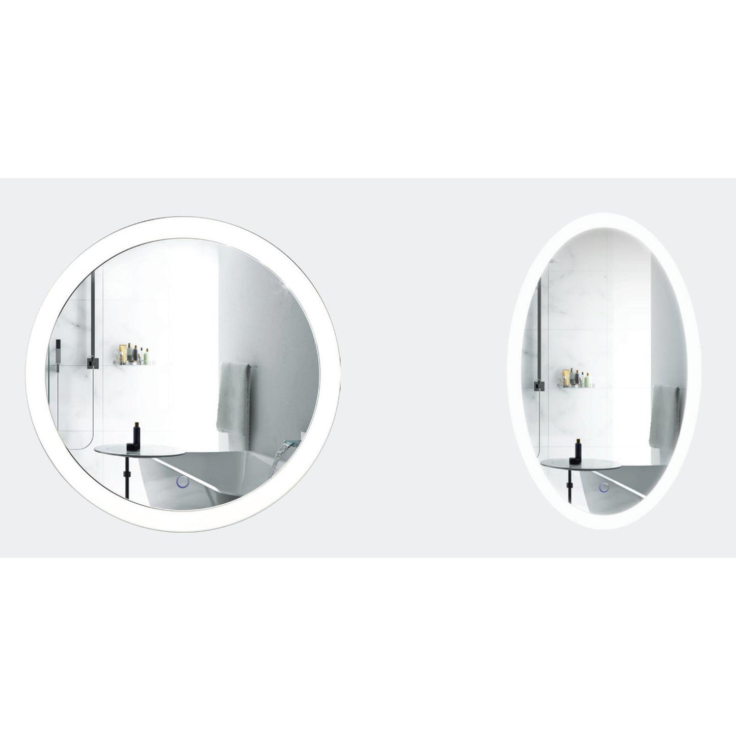 Krugg Reflections LED Bathroom Vanity Mirror Back Pannel Screws Set