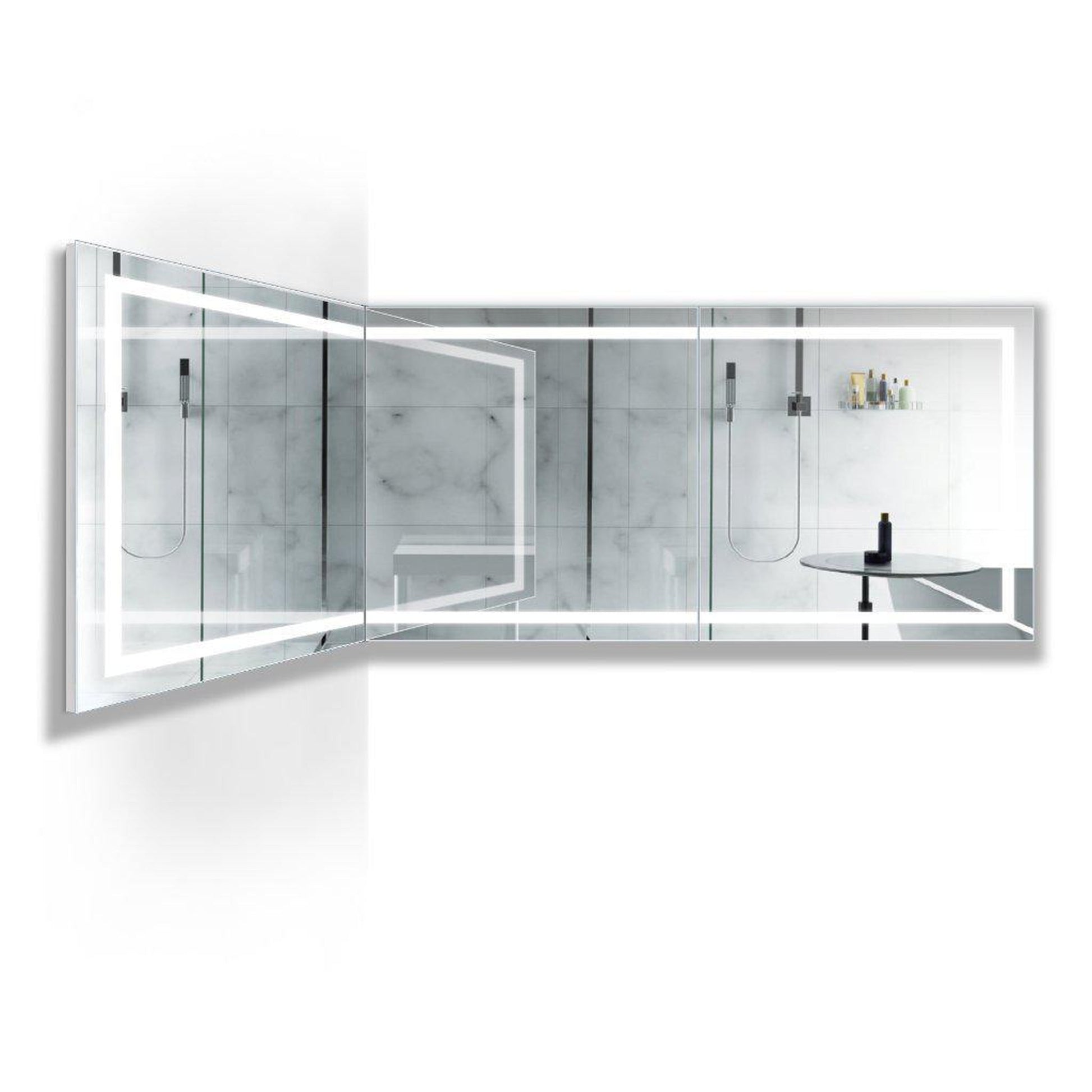 Moen Mirrorscapes Customizable Chrome Mirror Framing Kit - Bed