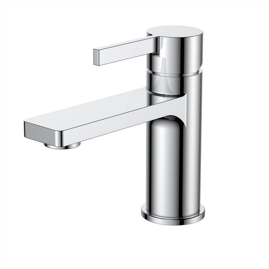 KubeBath Aqua Sotto 6" Single Hole Polished Chrome Bathroom Faucet