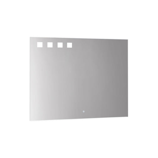 KubeBath Pixel 36" x 28" Wall Mounted Bathroom Vanity LED Mirror