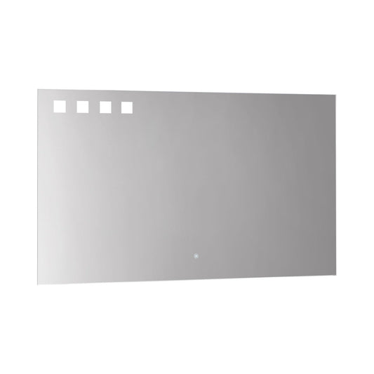 KubeBath Pixel 48" x 28" Wall Mounted Bathroom Vanity LED Mirror